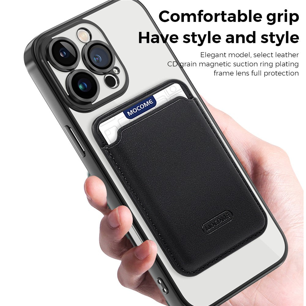 For iPhone 16 Pro Max Case Compatible with MagSafe TPU + PC Mobile Cover with Card Bag