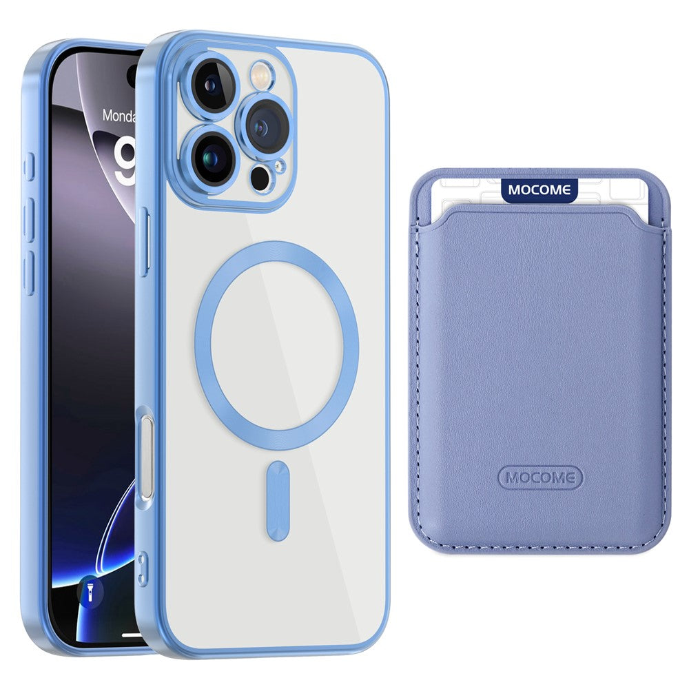 For iPhone 16 Pro Max Case Compatible with MagSafe TPU + PC Mobile Cover with Card Bag