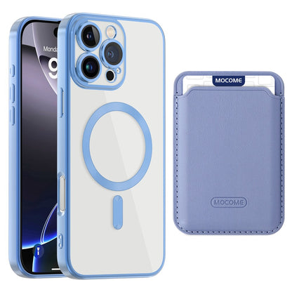 For iPhone 16 Pro Max Case Compatible with MagSafe TPU + PC Mobile Cover with Card Bag