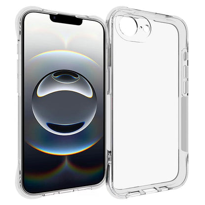 WANLONFENG WL Series for iPhone 17e / 16e Case 2.0mm TPU Phone Cover with Tempered Glass Film