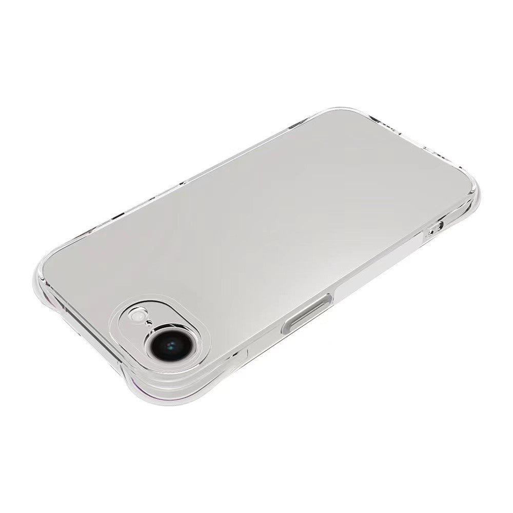 WANLONFENG WL Series for iPhone 17e / 16e Case 2.0mm TPU Phone Cover with Tempered Glass Film