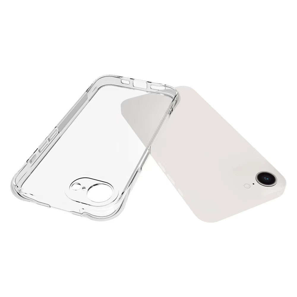 WANLONFENG WL Series for iPhone 17e / 16e Case 2.0mm TPU Phone Cover with Tempered Glass Film