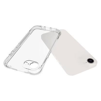 WANLONFENG WL2 Series for iPhone 17e / 16e Case 2.0mm TPU Phone Cover with 2Pcs Tempered Glass Films