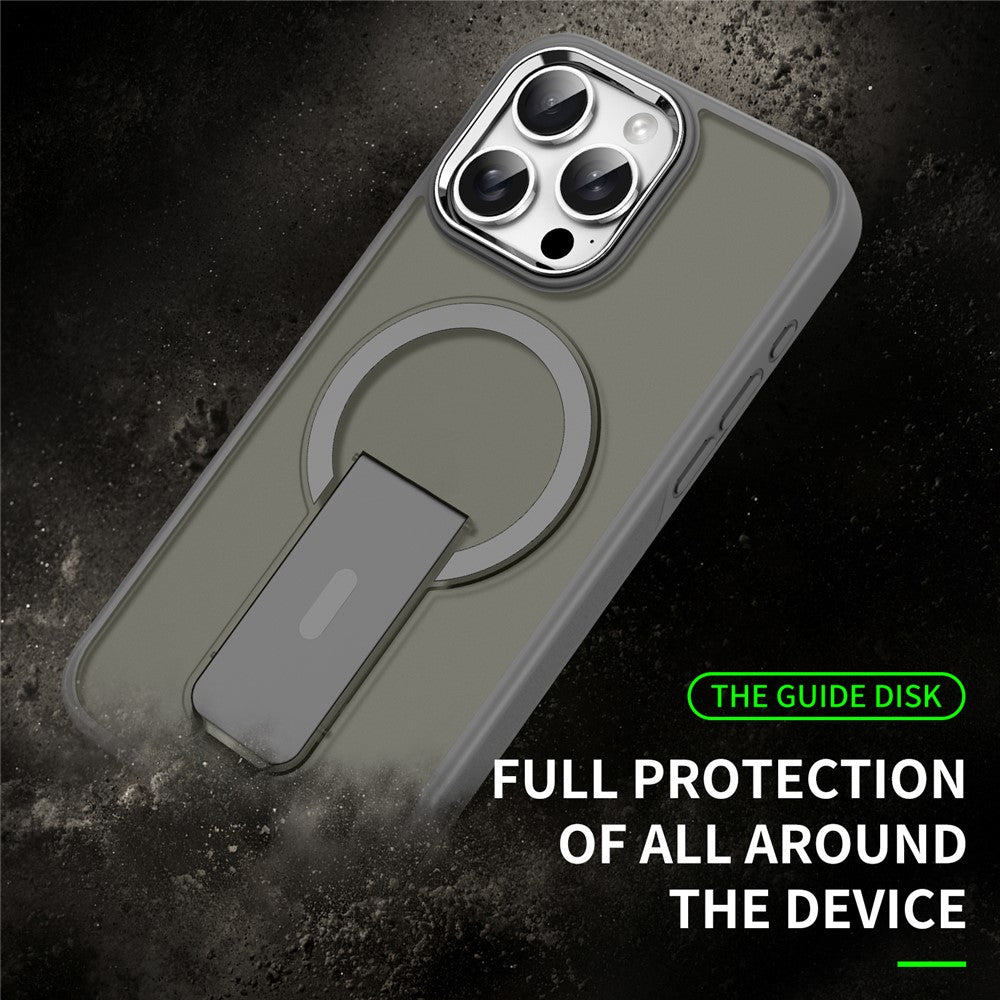 For iPhone 14 Pro Case Compatible with MagSafe PC + TPU Phone Cover with Kickstand