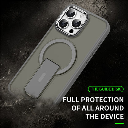 For iPhone 14 Pro Case Compatible with MagSafe PC + TPU Phone Cover with Kickstand