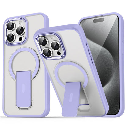 For iPhone 14 Pro Case Compatible with MagSafe PC + TPU Phone Cover with Kickstand