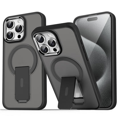 For iPhone 14 Pro Case Compatible with MagSafe PC + TPU Phone Cover with Kickstand