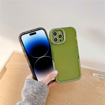 Anti-drop Phone Case for iPhone 14 Pro Max, Supporting Kickstand Camera Protection Phone Protective Back Cover