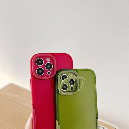 Anti-drop Phone Case for iPhone 14 Pro Max, Supporting Kickstand Camera Protection Phone Protective Back Cover