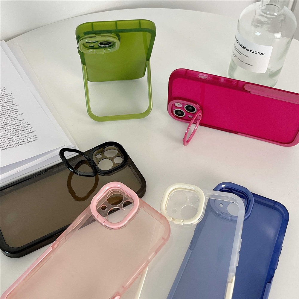 Anti-drop Phone Case for iPhone 14 Pro Max, Supporting Kickstand Camera Protection Phone Protective Back Cover