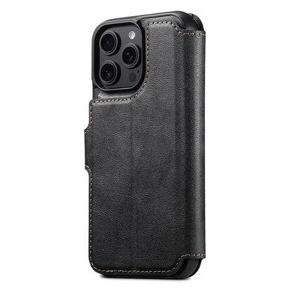 SUTENI Q-05 For iPhone 14 Pro Wallet Case 2 in 1 Detachable Leather Flip Phone Cover with Stand