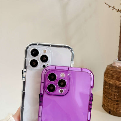 For iPhone 14 Pro Max Luminous Noctilucent Bumper Phone Case Shockproof Flexible TPU Shell