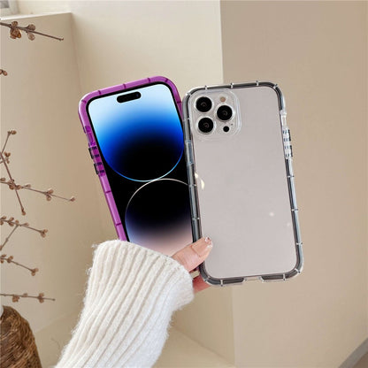 For iPhone 14 Pro Max Luminous Noctilucent Bumper Phone Case Shockproof Flexible TPU Shell