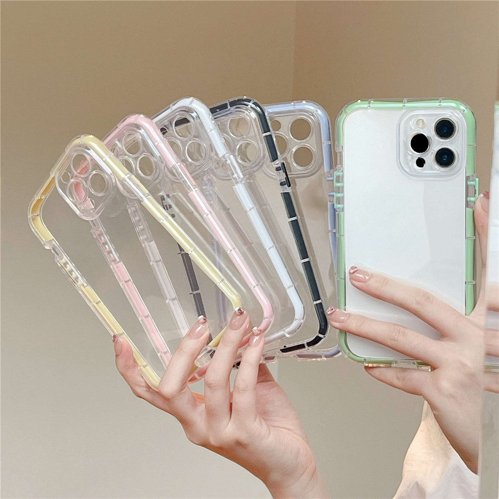 For iPhone 14 Pro Max Luminous Noctilucent Bumper Phone Case Shockproof Flexible TPU Shell