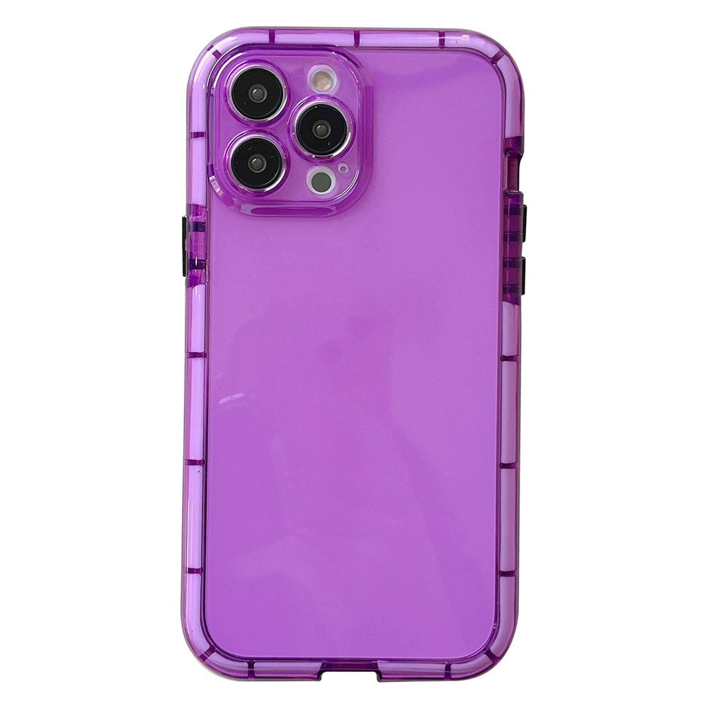 For iPhone 14 Pro Max Luminous Noctilucent Bumper Phone Case Shockproof Flexible TPU Shell