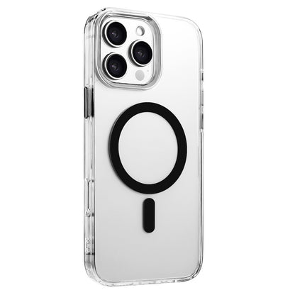 For iPhone 16 Pro Max Case Compatible with MagSafe Clear PC + TPU Sealed Magnetic Phone Cover