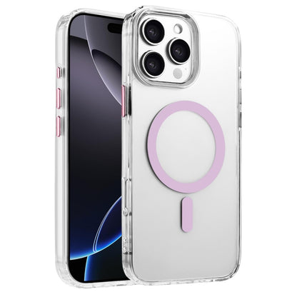 For iPhone 16 Pro Max Case Compatible with MagSafe Clear PC + TPU Sealed Magnetic Phone Cover