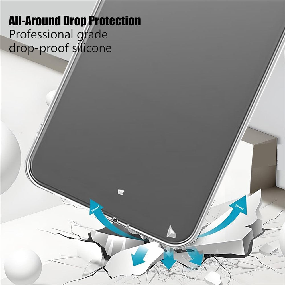 KALEBOL For iPhone 14 Pro Clear Case  1.5mm Thickened TPU Shockproof Phone Cover