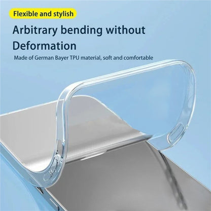 KALEBOL For iPhone 14 Pro Clear Case  1.5mm Thickened TPU Shockproof Phone Cover