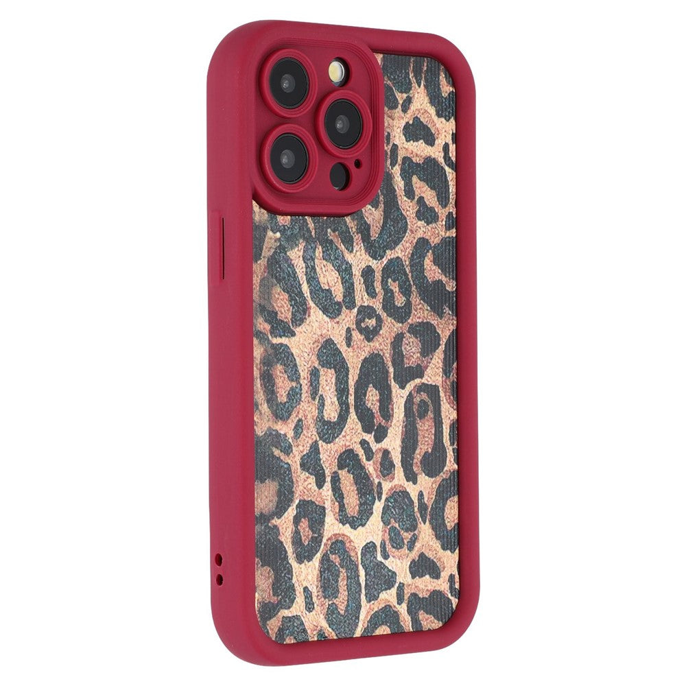 For iPhone 14 Pro Case Leopard Print TPU Precise Cutout Phone Cover