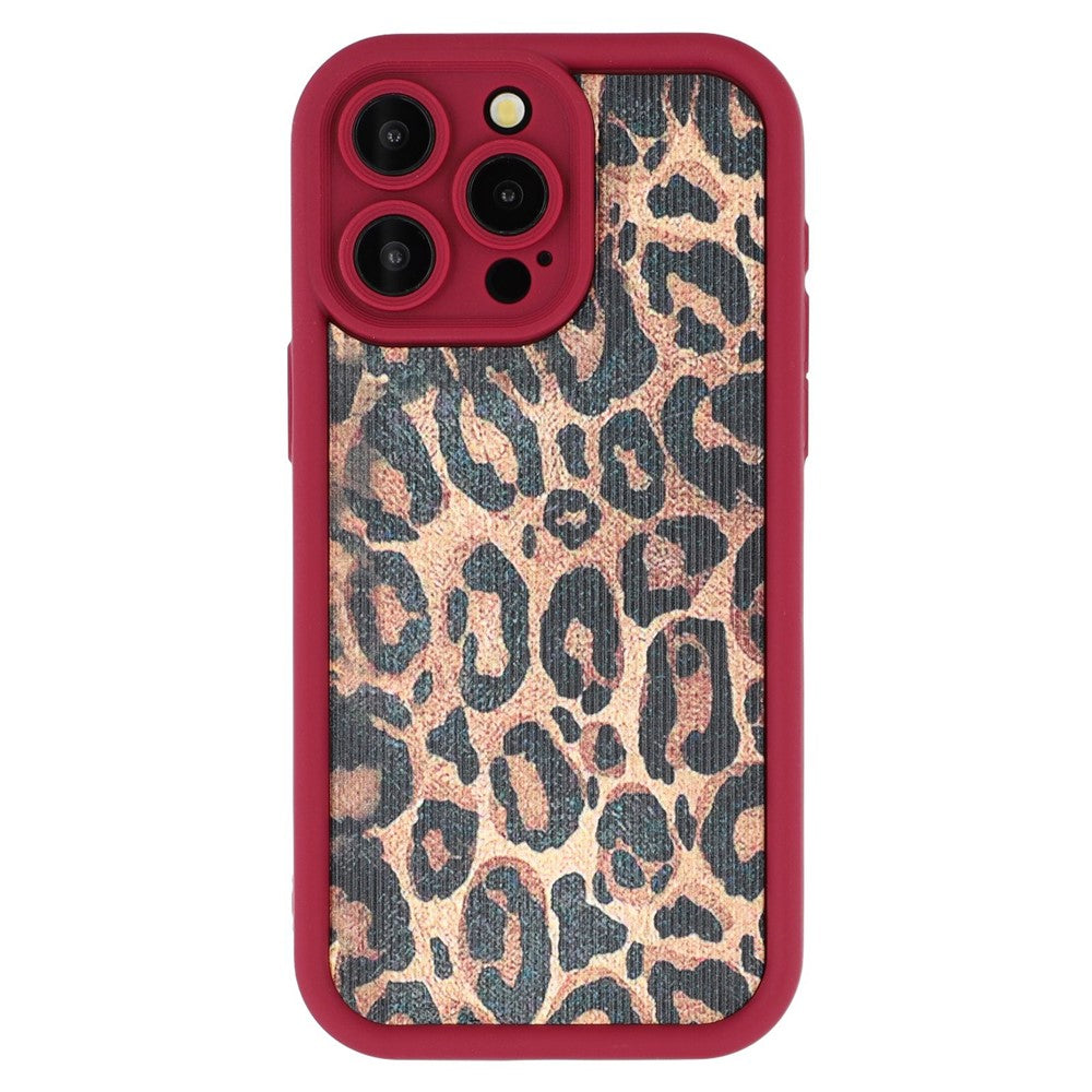 For iPhone 14 Pro Case Leopard Print TPU Precise Cutout Phone Cover