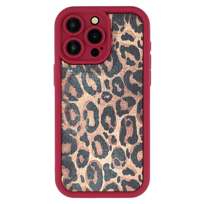 For iPhone 14 Pro Case Leopard Print TPU Precise Cutout Phone Cover