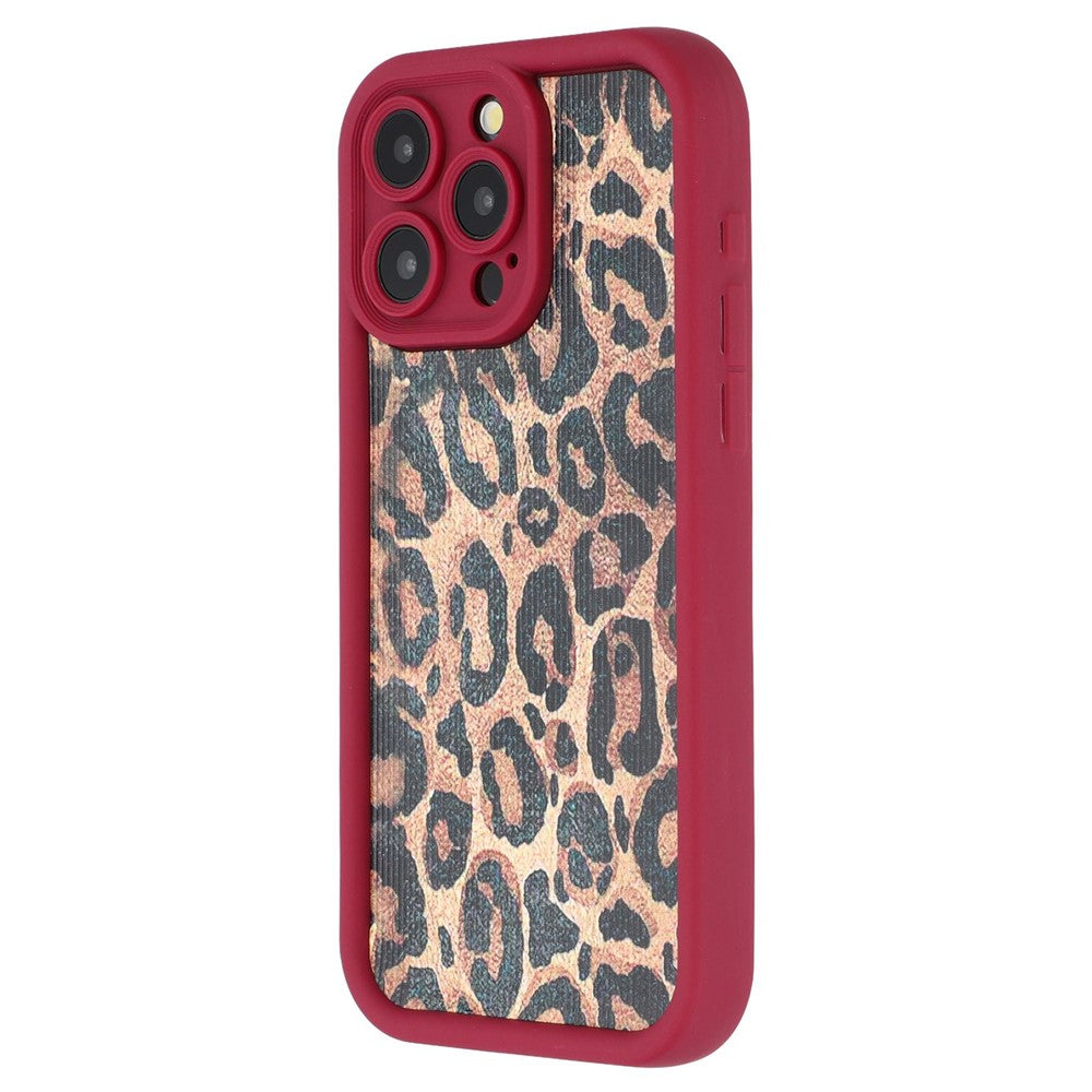 For iPhone 14 Pro Case Leopard Print TPU Precise Cutout Phone Cover