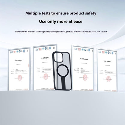 For iPhone 14 Pro Case Compatible with MagSafe Rotating Straight Kickstand TPU + PC Matte Phone Cover