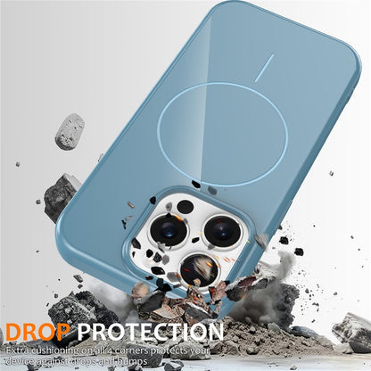For iPhone 14 Pro Magnetic Case Compatible with MagSafe TPU Phone Back Cover with Lanyard