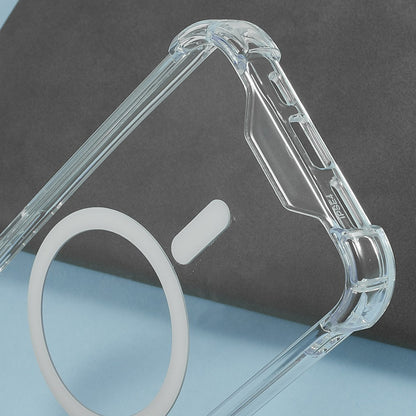 For iPhone 17e / 16e Clear Phone Case Compatible with MagSafe 1.5mm Shockproof Back Cover