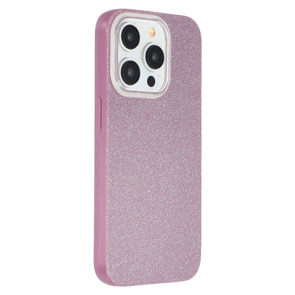 For iPhone 14 Pro Case IMD Glitter TPU Phone Cover Large Camera Cutout