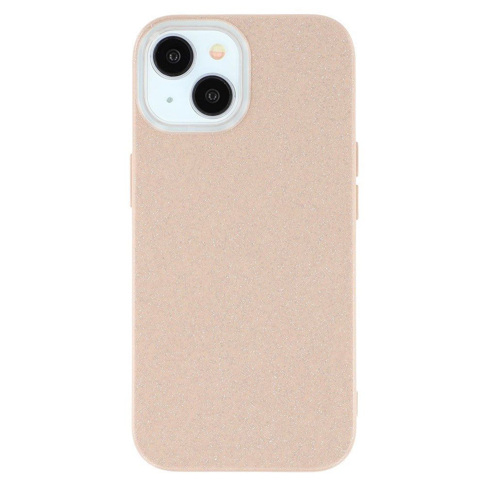 For iPhone 14 / 13 Case IMD Glitter TPU Phone Cover Large Camera Cutout