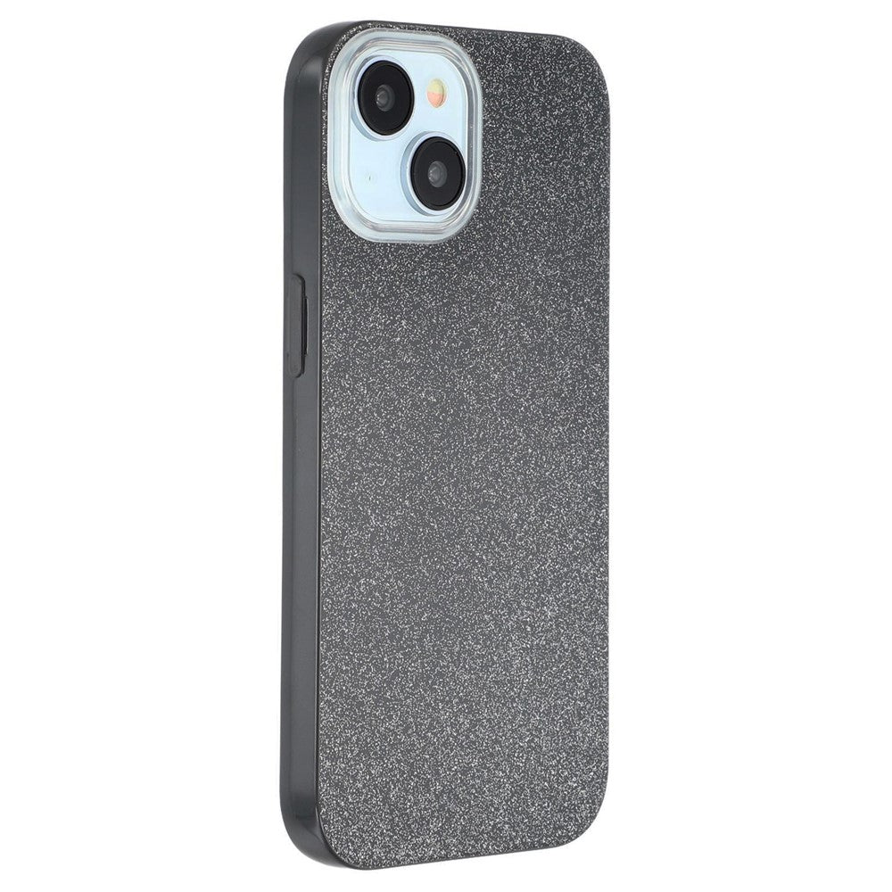 For iPhone 14 / 13 Case IMD Glitter TPU Phone Cover Large Camera Cutout
