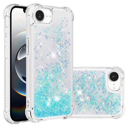 For iPhone 17e / 16e TPU Case Glitter Quicksand Shockproof Phone Back Cover