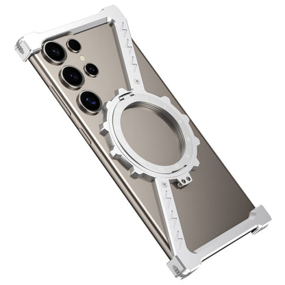 For Samsung Galaxy S25 Ultra Kickstand Magnetic Case Z Shape Bumper Phone Cover