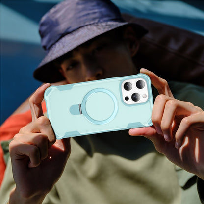 For iPhone 14 Pro Case Compatible with MagSafe Kickstand TPU + PC Shockproof Phone Back Cover