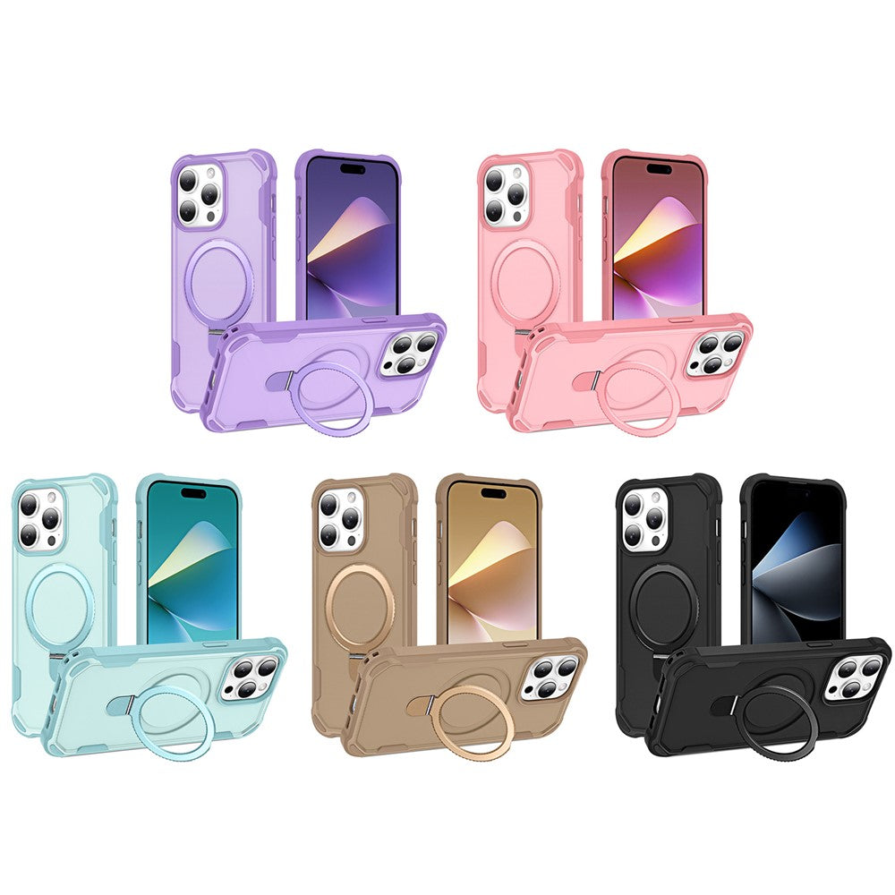 For iPhone 14 Pro Case Compatible with MagSafe Kickstand TPU + PC Shockproof Phone Back Cover