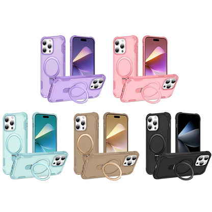 For iPhone 14 Pro Case Compatible with MagSafe Kickstand TPU + PC Shockproof Phone Back Cover