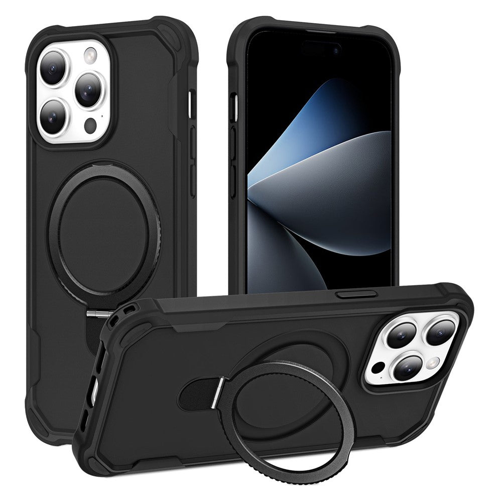 For iPhone 14 Pro Case Compatible with MagSafe Kickstand TPU + PC Shockproof Phone Back Cover