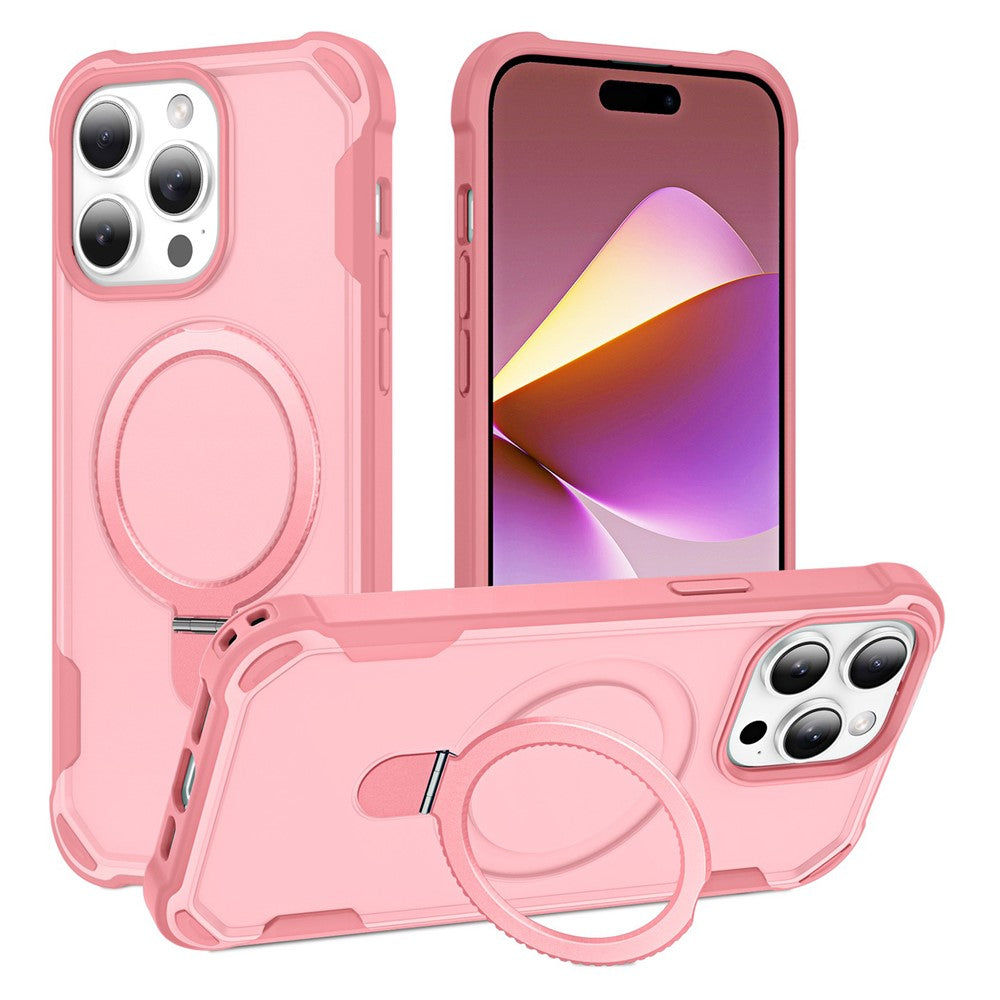 For iPhone 14 Pro Case Compatible with MagSafe Kickstand TPU + PC Shockproof Phone Back Cover