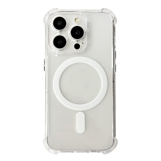 SHANWO For iPhone 14 Pro Magnetic Case Anti Drop Soft TPU Clear Phone Back Cover