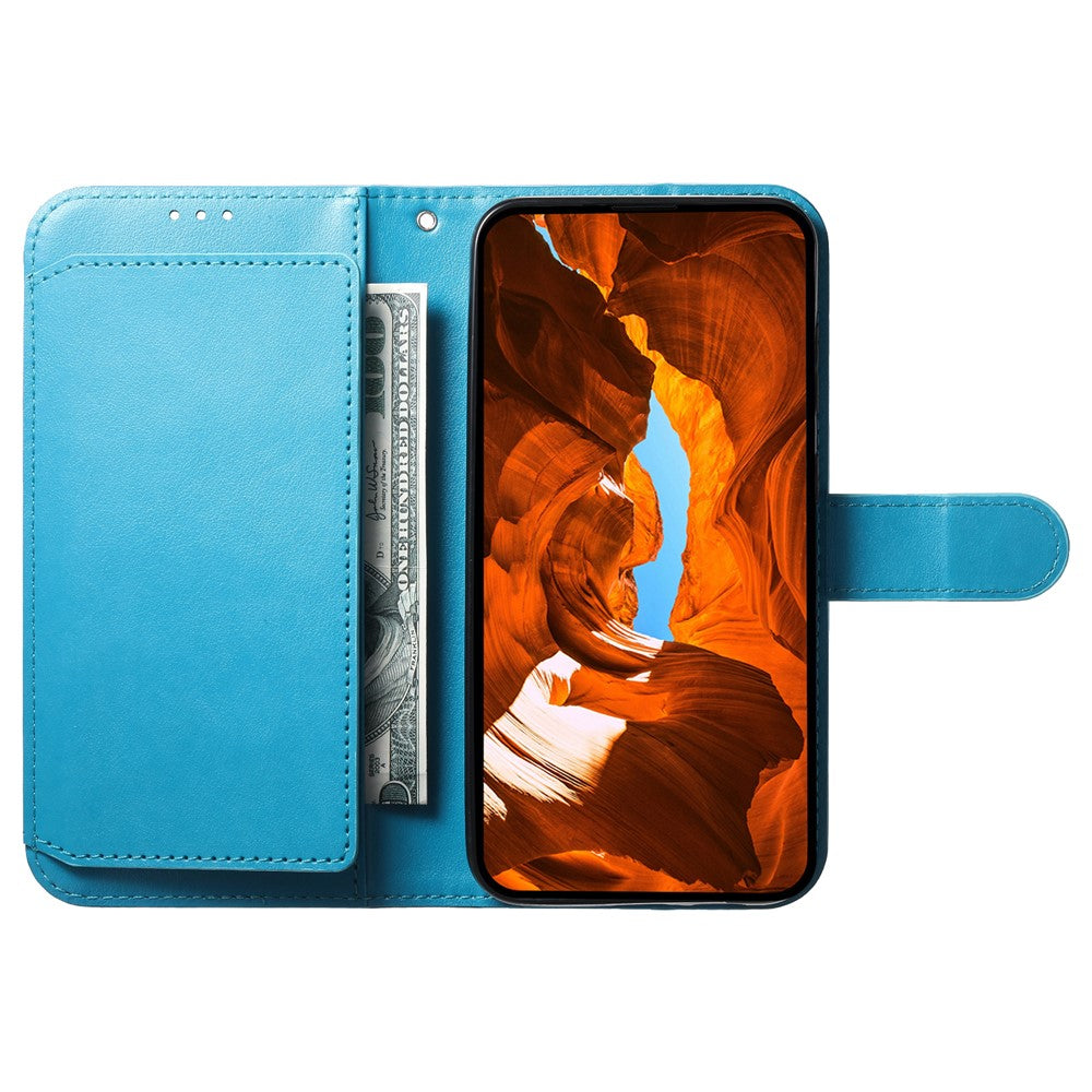 For iPhone 17e / 16e Wallet Phone Case with 8 Card Slot Stand PU Leather Folio Flip Cover
