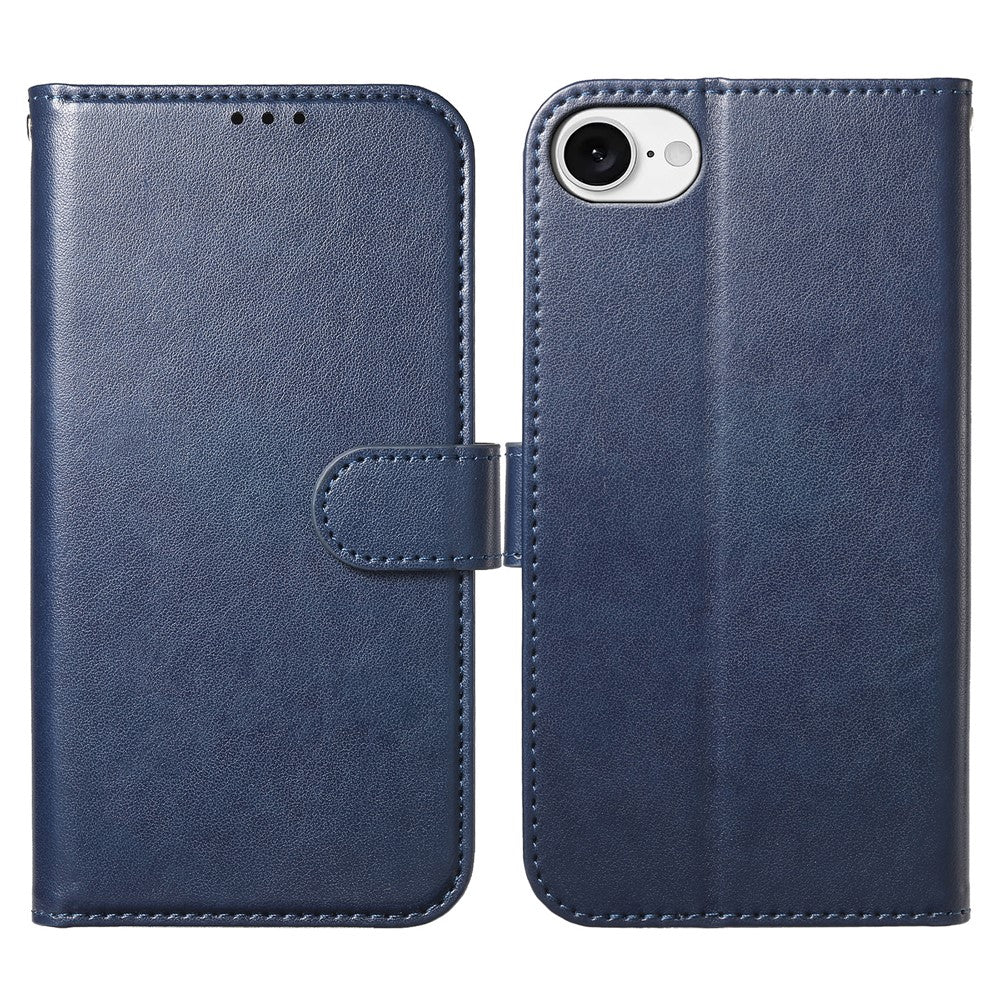 For iPhone 17e / 16e Wallet Phone Case with 8 Card Slot Stand PU Leather Folio Flip Cover