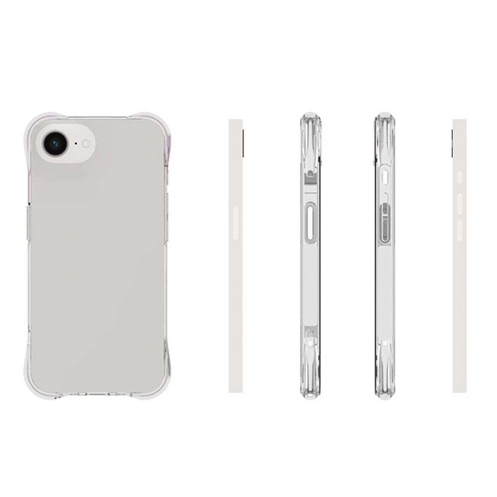 TYMEI For iPhone 17e / 16e Case Four Corner Shockproof 1.5mm Clear Phone Cover