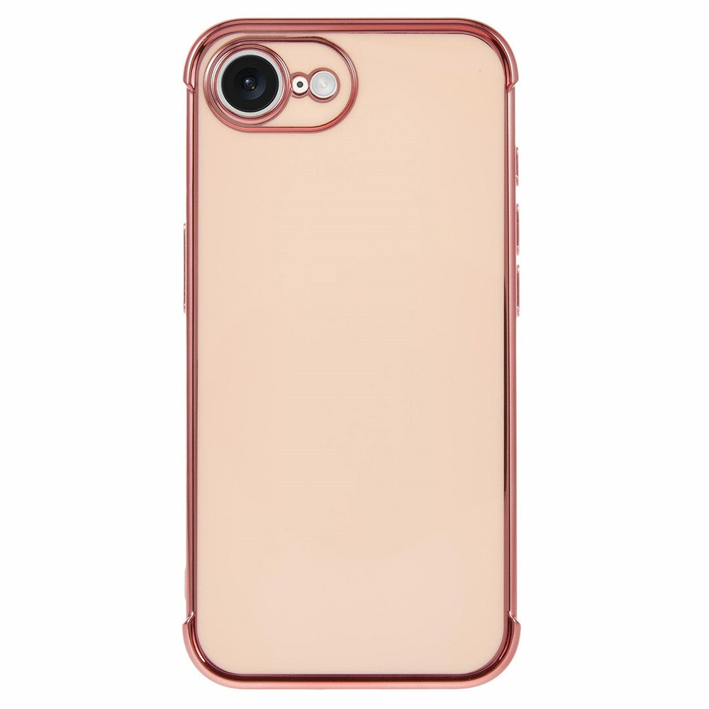 For iPhone 17e / 16e Case Electroplated Frame TPU Soft Phone Cover