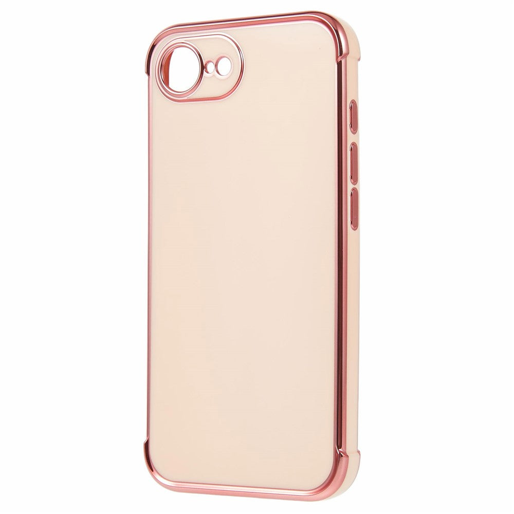 For iPhone 17e / 16e Case Electroplated Frame TPU Soft Phone Cover