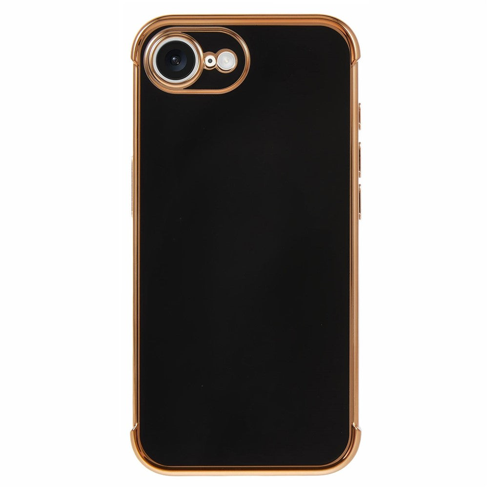For iPhone 17e / 16e Case Electroplated Frame TPU Soft Phone Cover