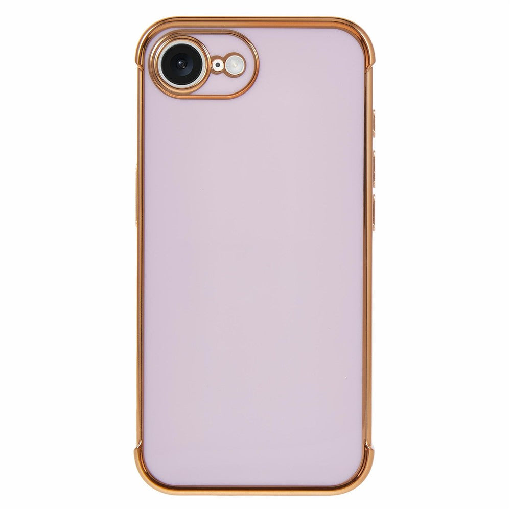 For iPhone 17e / 16e Case Electroplated Frame TPU Soft Phone Cover