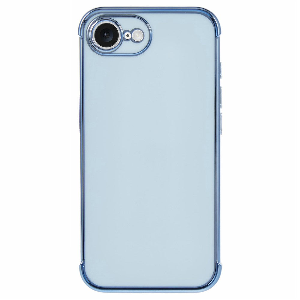 For iPhone 17e / 16e Case Electroplated Frame TPU Soft Phone Cover