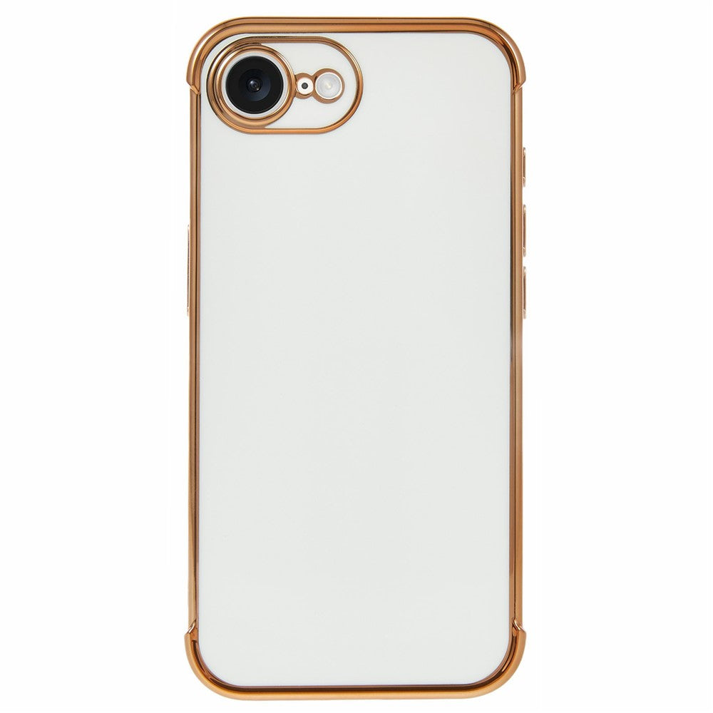 For iPhone 17e / 16e Case Electroplated Frame TPU Soft Phone Cover